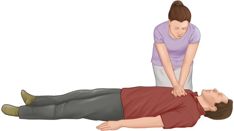 cpr body positioning